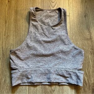 Outdoor Voices Women’s Slashback Longline Sports Bra in Orchid Size Small